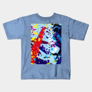 Summer Splashes - Abstract Art Kids T-Shirt